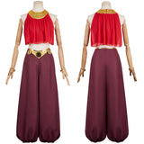 The Legend of Zelda: Echoes of Wisdom 2024 Princess Zelda Women Red Set Outfit Cosplay Costume