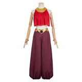 The Legend of Zelda: Echoes of Wisdom 2024 Princess Zelda Women Red Set Outfit Cosplay Costume