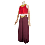 The Legend of Zelda: Echoes of Wisdom 2024 Princess Zelda Women Red Set Outfit Cosplay Costume