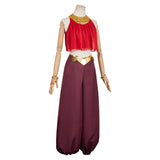 The Legend of Zelda: Echoes of Wisdom 2024 Princess Zelda Women Red Set Outfit Cosplay Costume