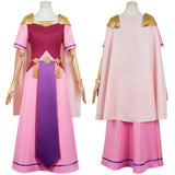 The Legend of Zelda: Echoes of Wisdom Princess Zelda Purple Dress Cosplay Costume Outfits Halloween Carnival Suit