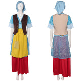 The Little Witch Die kleine Hexe Women Blue Outfit Cosplay Costume Outfits Halloween Carnival Suit