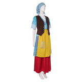 The Little Witch Die kleine Hexe Women Blue Outfit Cosplay Costume Outfits Halloween Carnival Suit