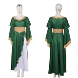 The Lord Of The Rings 2024 Hera Women Green Dress Cosplay Costume Outfits Halloween Carnival Suit