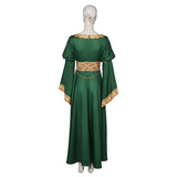 The Lord Of The Rings 2024 Hera Women Green Dress Cosplay Costume Outfits Halloween Carnival Suit