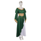 The Lord Of The Rings 2024 Hera Women Green Dress Cosplay Costume Outfits Halloween Carnival Suit