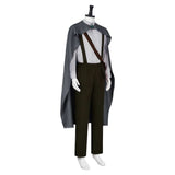 The Lord of the Rings 2024 Samwise Gamgee Gray Outfit Cosplay Costume Outfits Halloween Carnival Suit