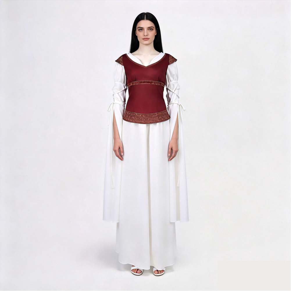 The Lord of the Rings Éowyn Women White Outfit Cosplay Costume Outfit – TrendsinCosplay The Lord of the Rings Éowyn Women White Outfit Cosplay Costume Outfit – TrendsinCosplay