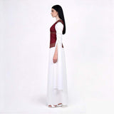 The Lord of the Rings Éowyn Women White Outfit Cosplay Costume Outfit Halloween Carnival Suit