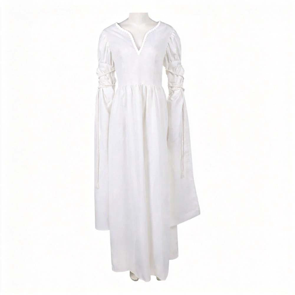 eowyn white dress The Lord of the Rings Éowyn Women White Outfit Cosplay Costume Outfit – TrendsinCosplay