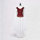 The Lord of the Rings Éowyn Women White Outfit Cosplay Costume Outfit Halloween Carnival Suit