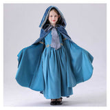 The Lord Of The Rings Arwen Kids Children Blue Dress Cosplay Costume Outfits Halloween Carnival Suit