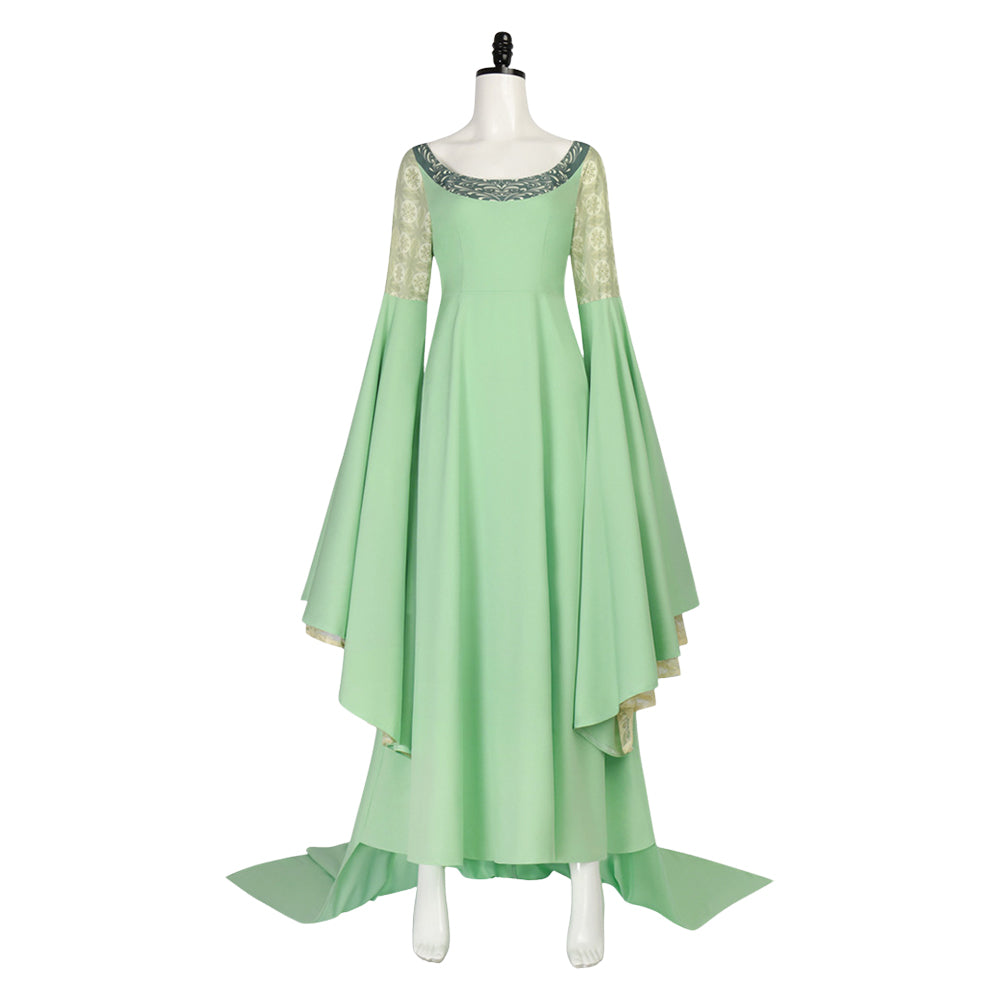 The Lord Of The Rings Arwen Women Green Dress Cosplay Costume Outfits TrendsinCosplay The Lord Of The Rings Arwen Women Green Dress Cosplay Costume Outfits TrendsinCosplay