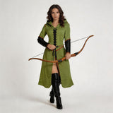 The Lord of the Rings Arwen Women Green Outfit Cosplay Costume Outfit Halloween Carnival Suit