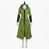 The Lord of the Rings Arwen Women Green Outfit Cosplay Costume Outfit Halloween Carnival Suit