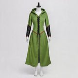 The Lord of the Rings Arwen Women Green Outfit Cosplay Costume Outfit Halloween Carnival Suit
