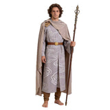 The Lord of the Rings Elrond Gray Outfit Cosplay Costume Outfit Halloween Carnival Suit