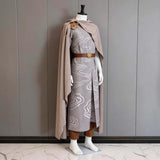 The Lord of the Rings Elrond Gray Outfit Cosplay Costume Outfit Halloween Carnival Suit