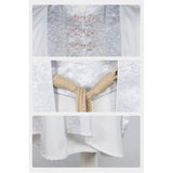 The Lord of the Rings Eowyn White Bathrobe Cosplay Costume Outfits Halloween Carnival Suit