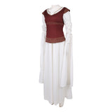 The Lord of the Rings Eowyn Women Brown Dress Cosplay Costume Outfit Halloween Carnival Suit