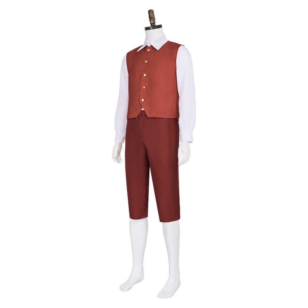 The Lord Of The Rings Frodo Baggins Red Outfit Cosplay Costume Outfits ...