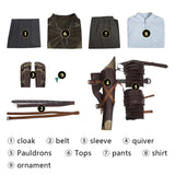 The Lord Of The Rings Legolas Green Deluxe Outfit Cosplay Costume Outfits Halloween Carnival Suit