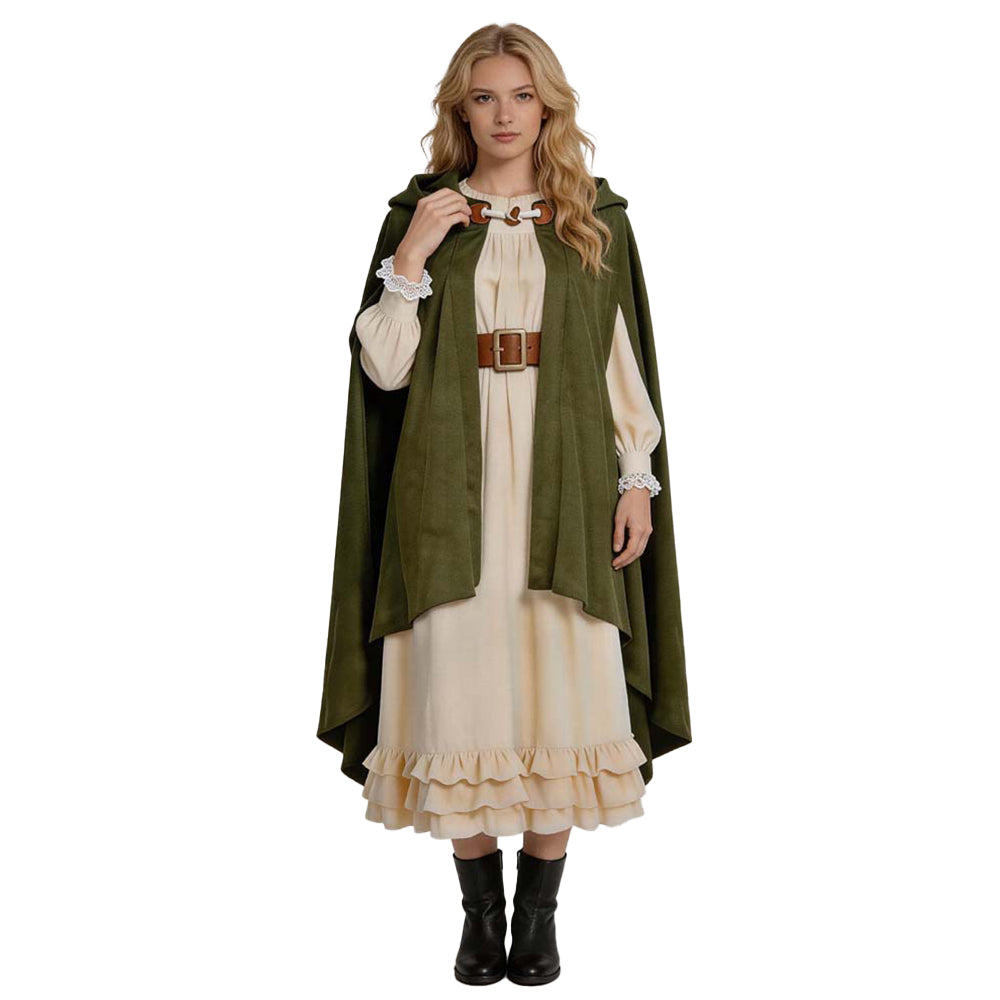 The Lord of the Rings The Hobbit Green Cloak Cosplay Costume Outfit Ha –  TrendsinCosplay
