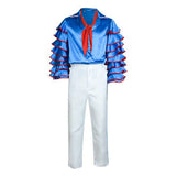 The Mask Stanley Blue Outfit Cosplay Costume Outfit Halloween Carnival Suit