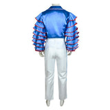 The Mask Stanley Blue Outfit Cosplay Costume Outfit Halloween Carnival Suit