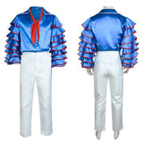 The Mask Stanley Blue Outfit Cosplay Costume Outfit Halloween Carnival Suit