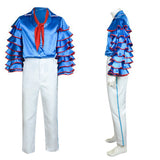 The Mask Stanley Blue Outfit Cosplay Costume Outfit Halloween Carnival Suit