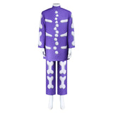 The Nightmare Before Christmas Barrel Purple Skeleton Outfit Cosplay Costume Outfits Halloween Carnival Suit