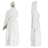 The Odyssey Athana Women White Robe Cosplay Costume Outfit Halloween Carnival Suit