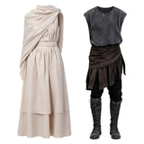 The Odyssey Athena Women White Rope Cosplay Costume Outfit Halloween Carnival Suit