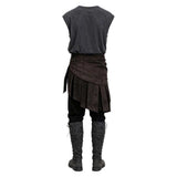 The Odyssey Odysseus Gray Vest Outfit Cosplay Costume Outfit Halloween Carnival Suit
