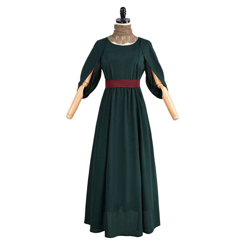 penelope green dress Penelope High Slit Dress- Green main image 0