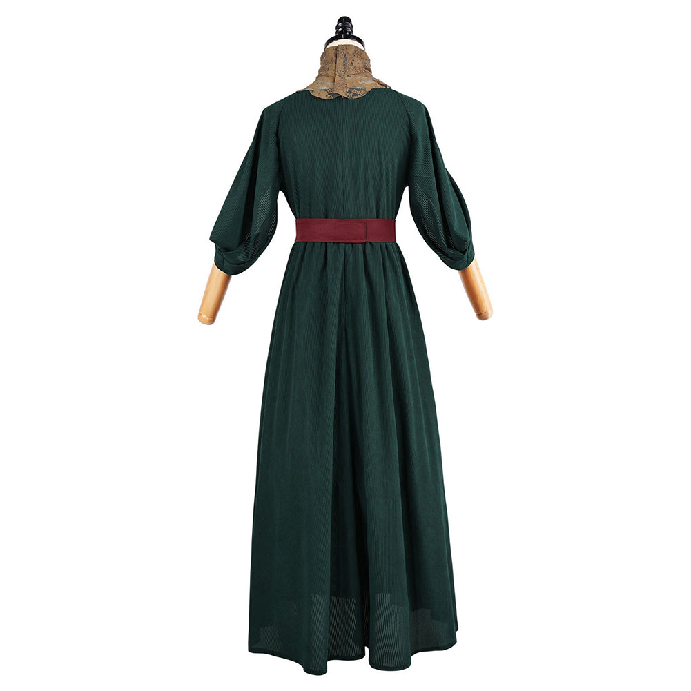 The Odyssey Penelope Women Green Dress Cosplay Costume Outfit Hallowee   TrendsinCosplay
