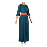 The Odyssey Penelope Women Green Dress Cosplay Costume Outfit Halloween Carnival Suit