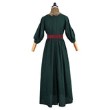 The Odyssey Penelope Women Green Dress Cosplay Costume Outfit Halloween Carnival Suit