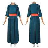 The Odyssey Penelope Women Green Dress Cosplay Costume Outfit Halloween Carnival Suit