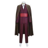 The Odyssey Telemachus Wine Red Outfit Cosplay Costume Outfit Halloween Carnival Suit