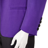 The Penguin 2024 Oswald Cobblepot Purple Outfit Cosplay Costume Outfits Halloween Carnival Suit