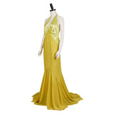 The Penguin 2024 Sofia Falcone Women Yellow Dress Cosplay Costume Outfits Halloween Carnival Suit