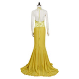 The Penguin 2024 Sofia Falcone Women Yellow Dress Cosplay Costume Outfits Halloween Carnival Suit