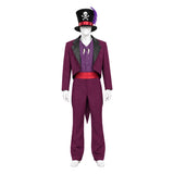 The Princess and The Frog Dr. Facilier Purple Outfit Cosplay Costume Outfit Halloween Carnival Suit