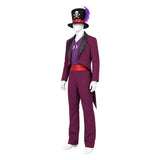 The Princess and The Frog Dr. Facilier Purple Outfit Cosplay Costume Outfit Halloween Carnival Suit
