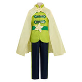The Princess and the Frog Frog Green Outfit Cosplay Costume Outfit Halloween Carnival Suit