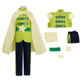 The Princess and the Frog Frog Green Outfit Cosplay Costume Outfit Halloween Carnival Suit