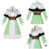 The Ribbon Hero Pain Women Green Outfit Cosplay Costume Outfit Halloween Carnival Suit
