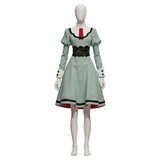 The Ribbon Hero Princess Knight Women Green Dress Cosplay Costume Outfit Halloween Carnival Suit